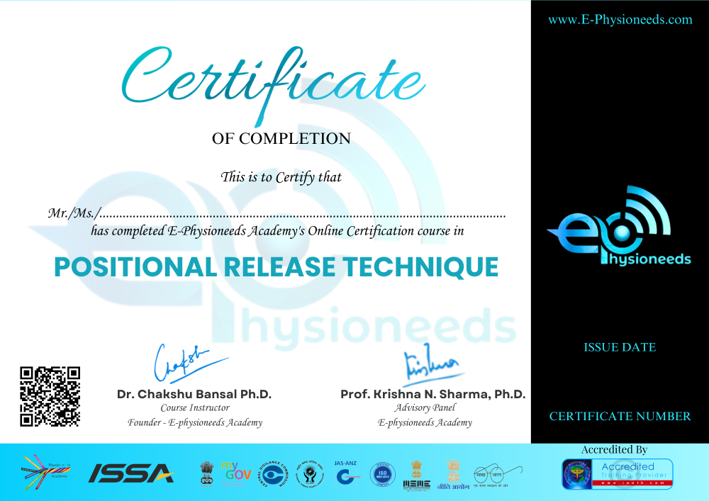 Online Certification in Positional Release Therapy
