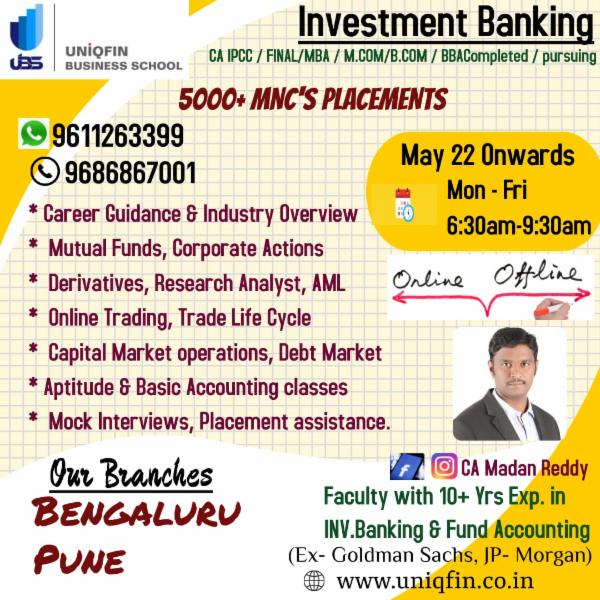 Investment Banking course