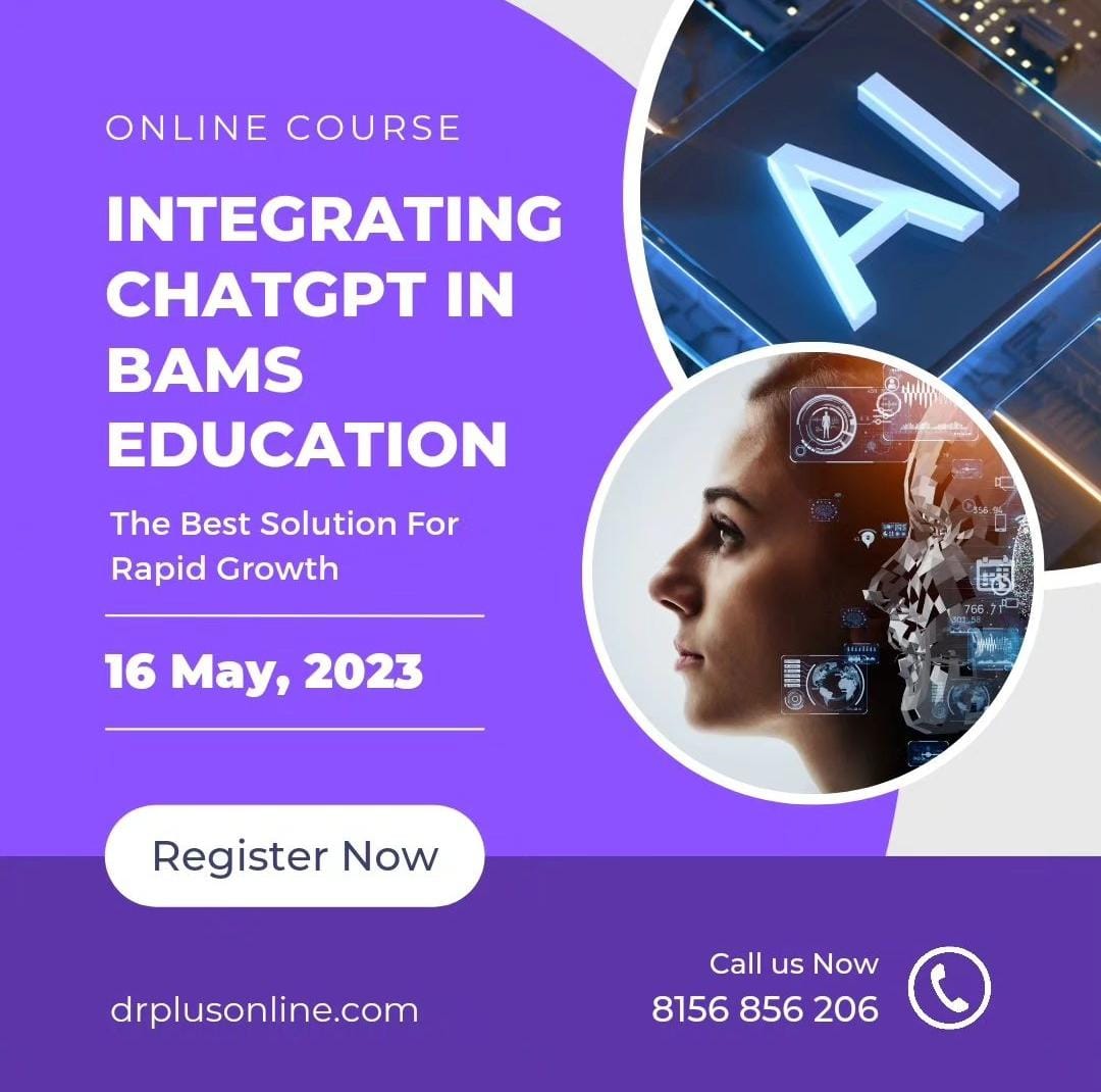 INTEGRATING CHAT GPT IN BAMS EDUCATION cover