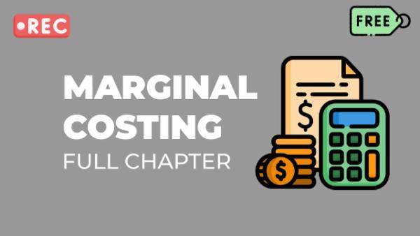 CA Inter - Marginal Costing cover