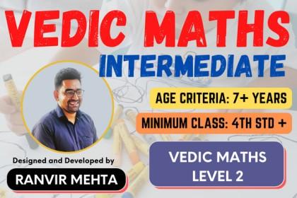 Vedic Maths Intermediate Course cover
