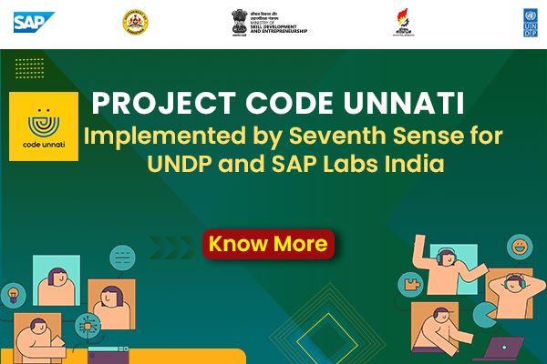 Project Code Unnati - Implemented by Seventh Sense for UNDP and SAP Labs India cover