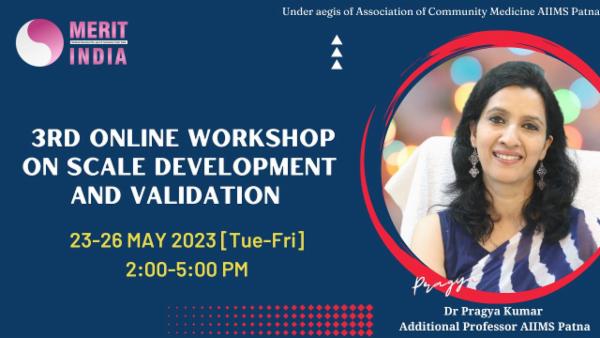 3rd Online Workshop on Scale Development & Validation cover