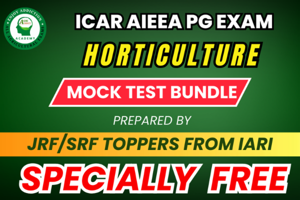 Horticulture free Mock Test for ICAR AIEEA PG EXAM cover