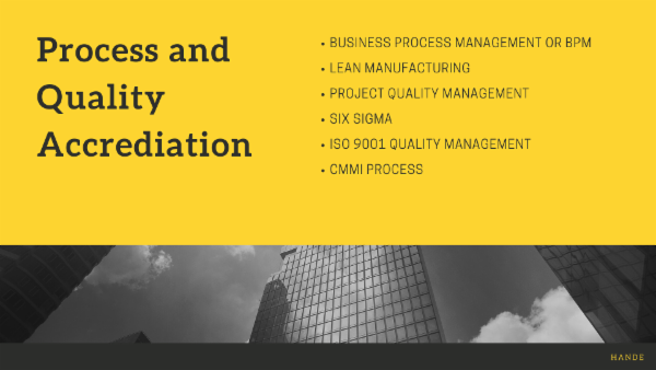 Advance Management Program in Process and Quality Accreditation cover