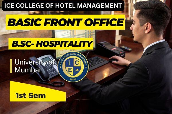 Basic Front Office 1st Sem cover