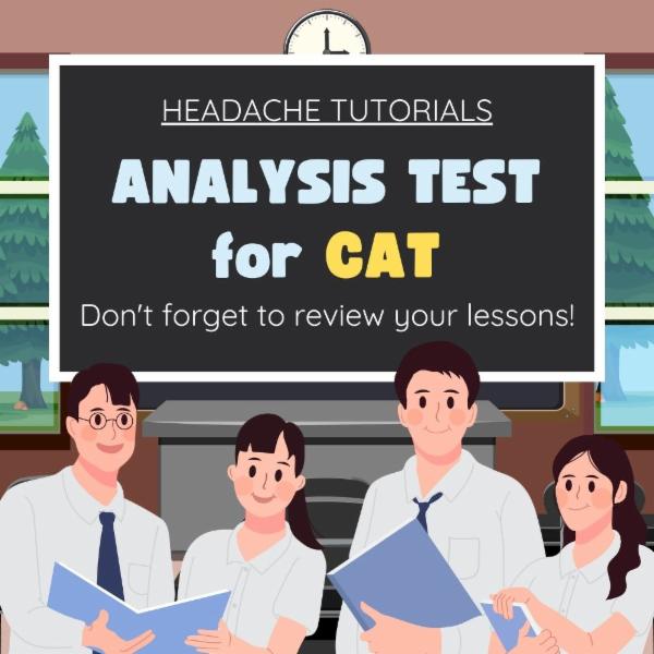 ANALYSIS TEST FOR CAT cover