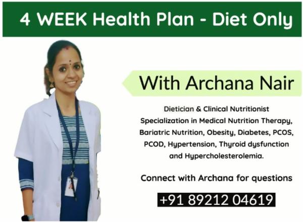 4 WEEK HEALTH PLAN - DIET ONLY cover