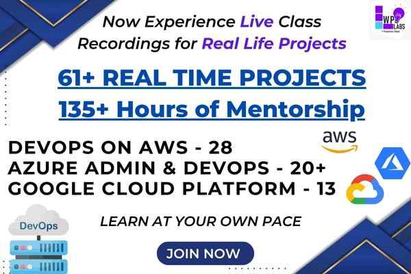 Multi CloudOps Engineer Course with 61 Real-Time Projects cover