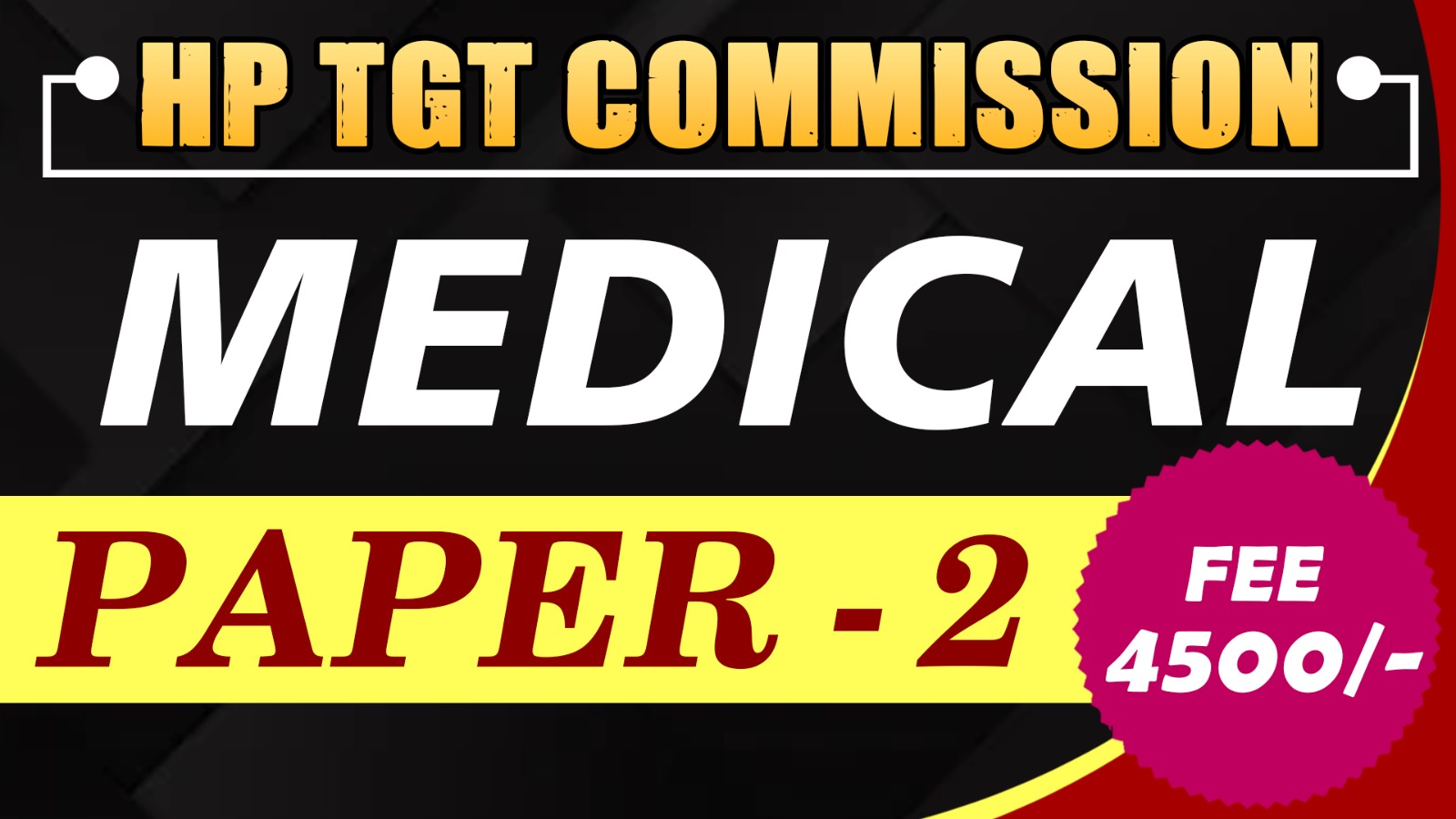 HP TGT Commission Paper 2- Medical cover