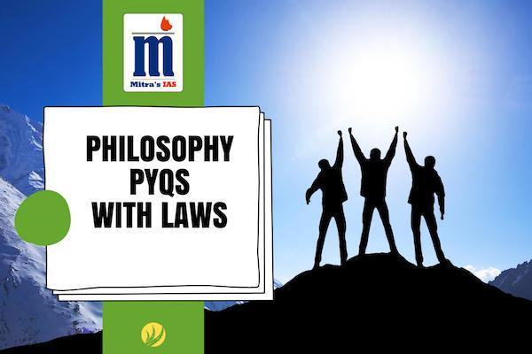 Philosophy PYQs with LAWS cover