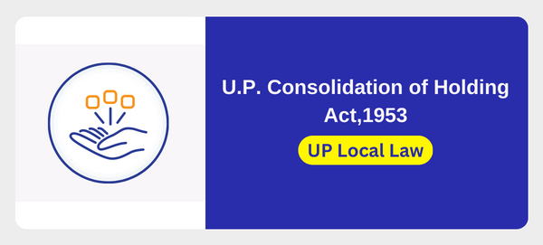 U.P. Consolidation of Holding Act,1953 cover