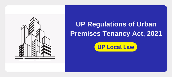 UP Regulations of Urban Premises Tenancy Act, 2021 cover