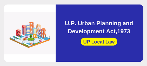 U.P. Urban Planning and Development Act,1973 cover