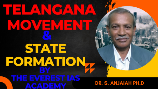 Telangana Movement and State Formation For Group-1 cover