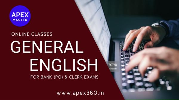 GENERAL ENGLISH FOR BANK EXAM 2023 cover