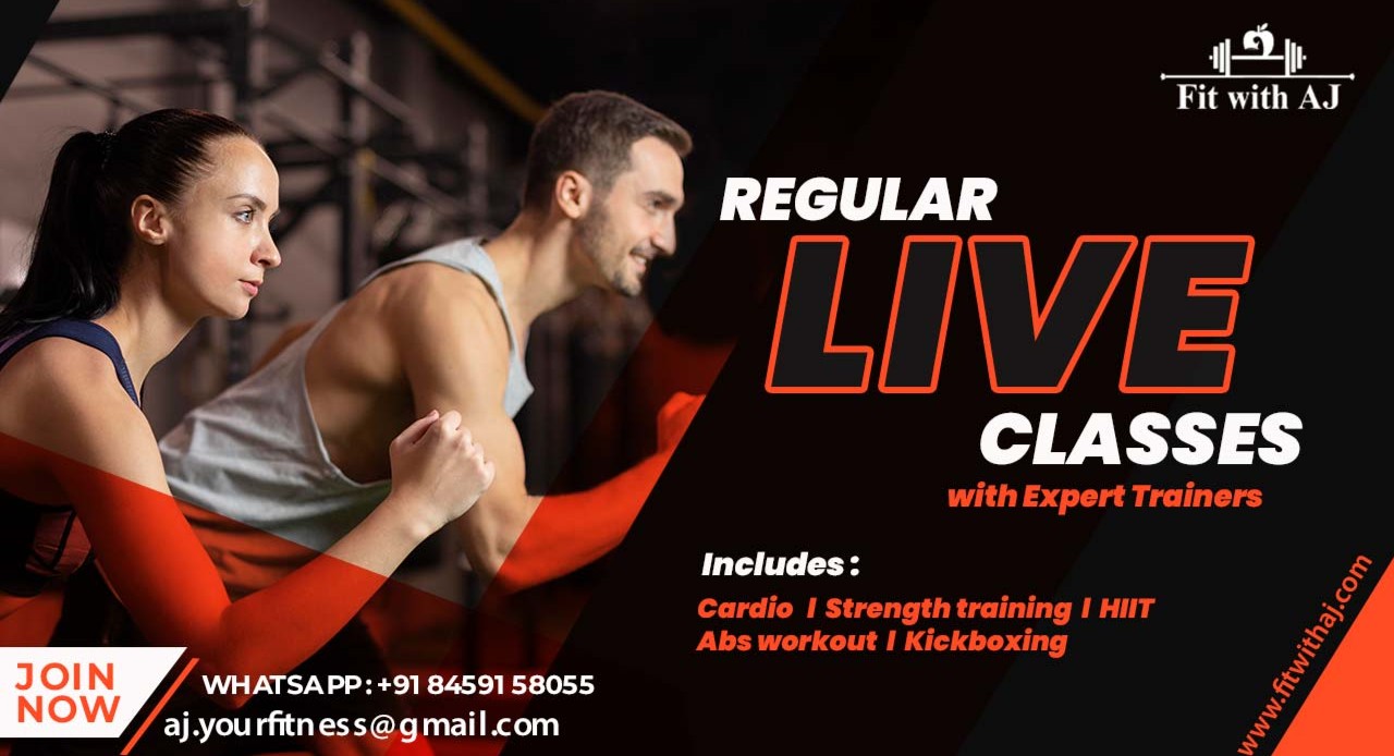 Best Regular Group Live Fitness Classes & Diet Program Body Transformation ( Membership 1 Month to 1 Year ) cover