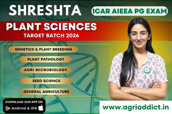 Plant Sciences Paid Online Master Course-2026 for ICAR AIEEA PG EXAM cover