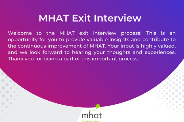 MHAT Exit Interview cover