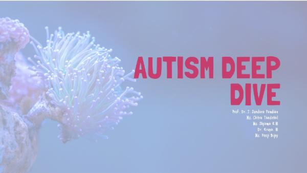 Autism Deep Dive cover