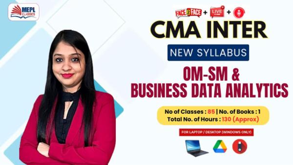 CMA INTER (NEW) - OPERATIONS MANAGEMENT AND STRATEGIC MANAGEMENT AND BUSINESS DATA ANALYTICS COMBO - FOR LAPTOP/DESKTOP (WINDOWS ONLY) cover