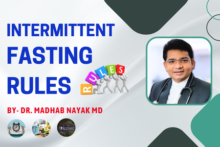 INTERMITTENT FASTING RULES BY - DR. MADHAB NAYAK MD cover