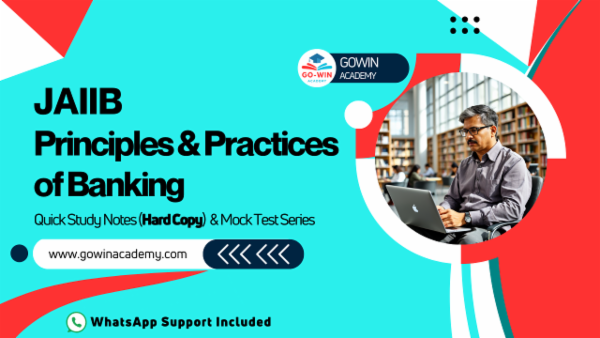 JAIIB Paper 2: Principles & Practices of Banking - Quick Study Notes (Hard Copy) & Mock Test Series cover