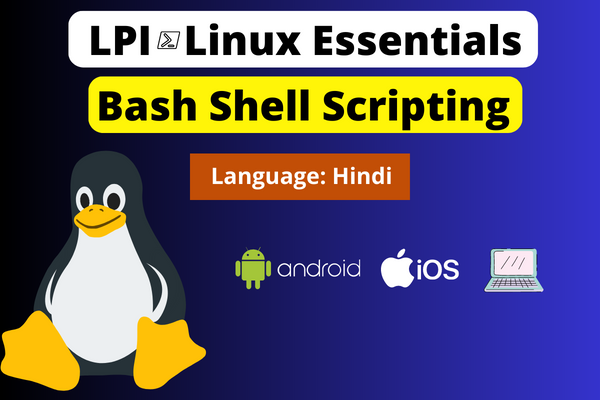 LPI - Linux Bash Shell Scripting Essentials - Hindi cover