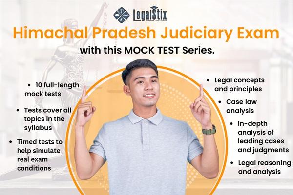 Himachal Pradesh Judiciary: MOCK TEST Series cover