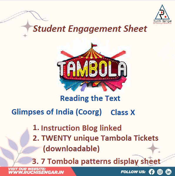 Text Reading & Tambola Tickets- X (Coorg) cover