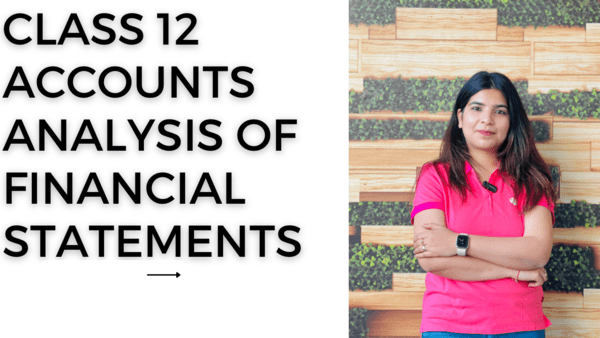 Analysis of financial statements cover