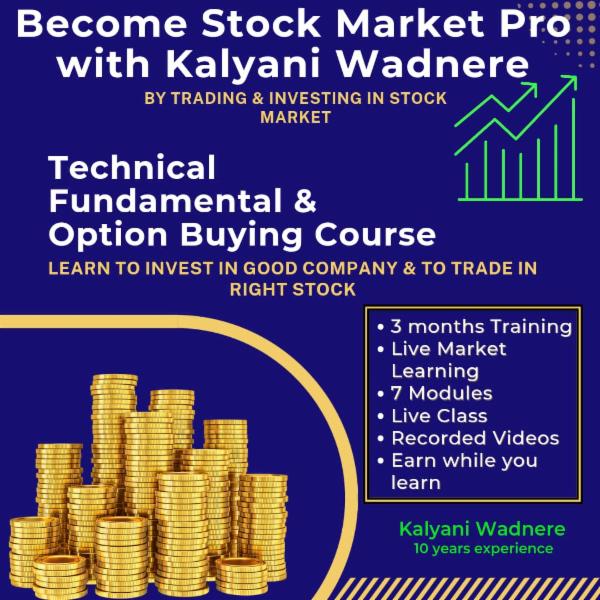 Basics of Stock Market + Technical + Fundamental + Options Buying Course cover
