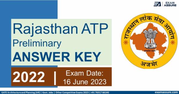 RPSC ATP 2022 - Preliminary Answer key (Exam Assure) cover