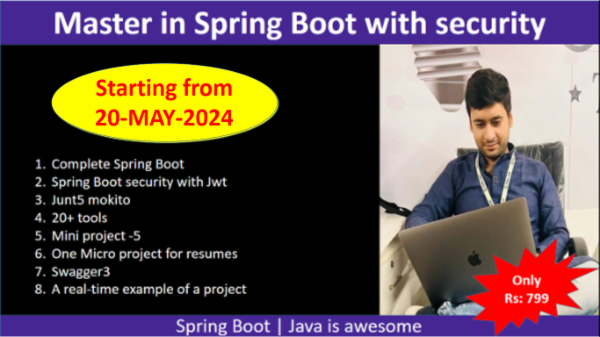 Master in Spring Boot with security cover