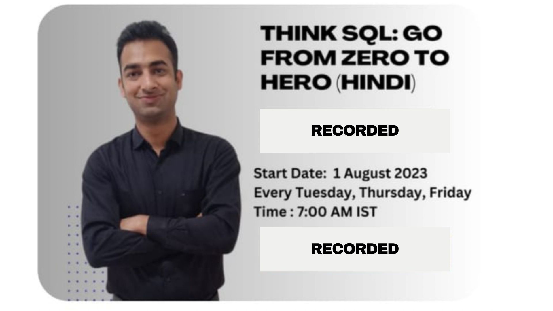 Think SQL: Go from Zero to Hero (Hindi) cover