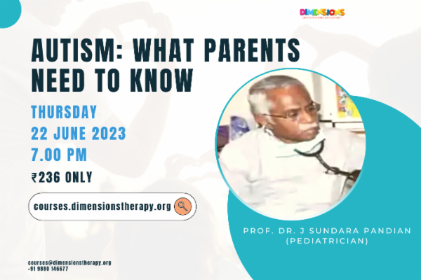 Autism: What Parents Need to Know cover