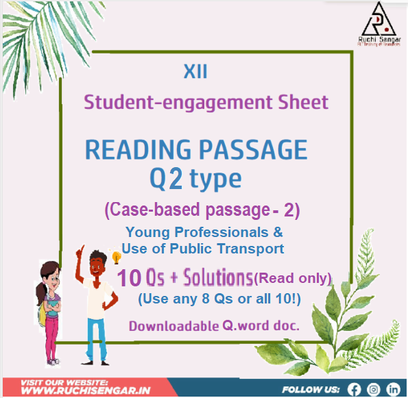 XII Q2 type - Case-based Passage no. 2 -10 Qs cover