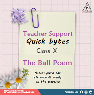 Teacher support-The Ball Poem (X) cover