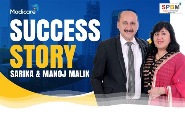 Succes Story Sarika & Manoj Malik cover