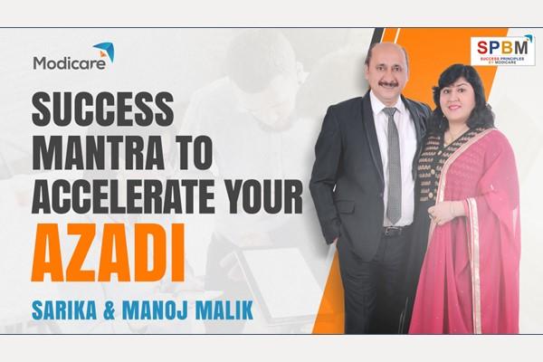 Success Mantra to accelerate your Azadi By Sarika & Manoj Malik cover