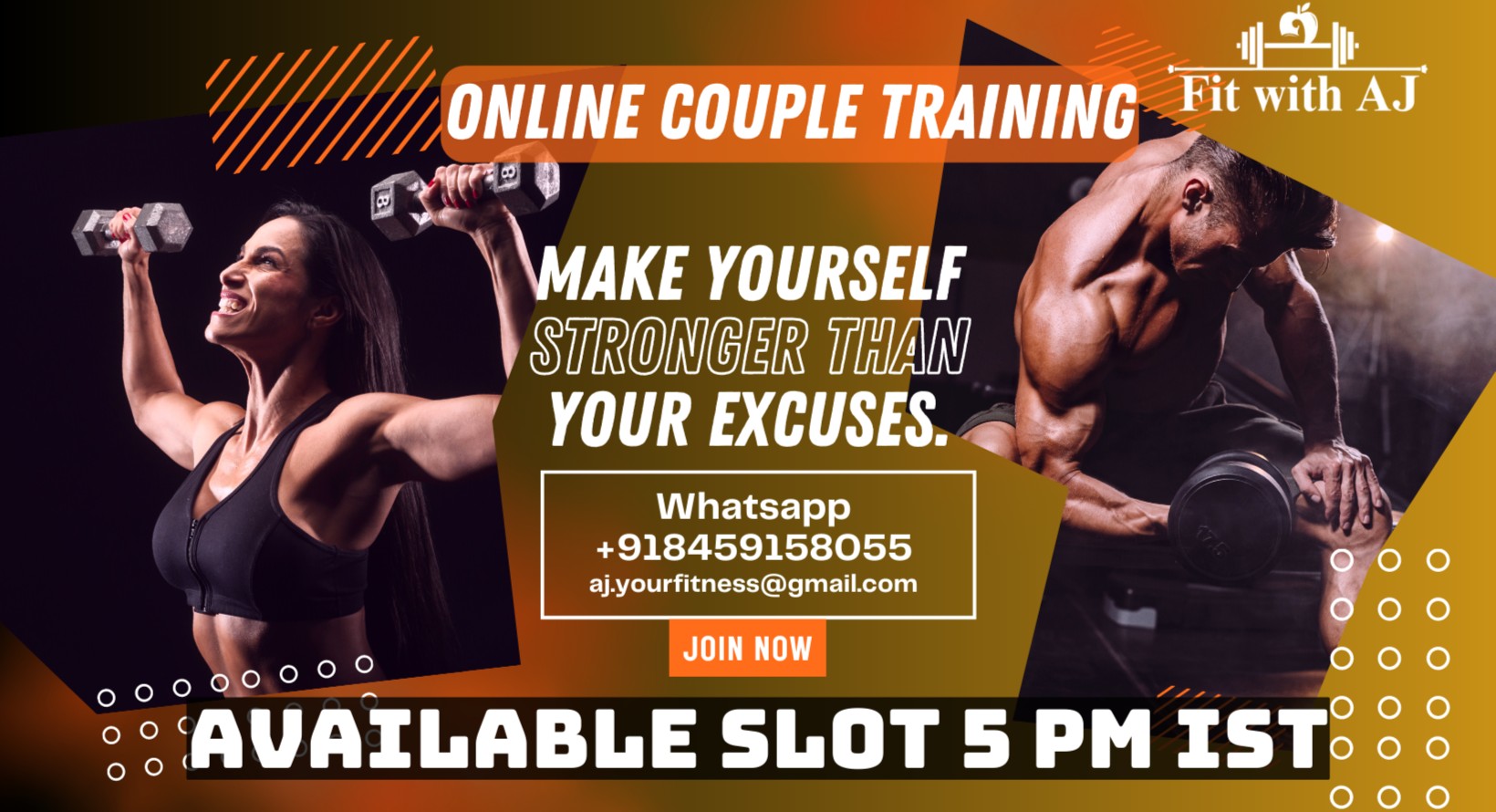 Couple Fitness Training : Live Classes & Diet Plans : Complete Body Transformation cover
