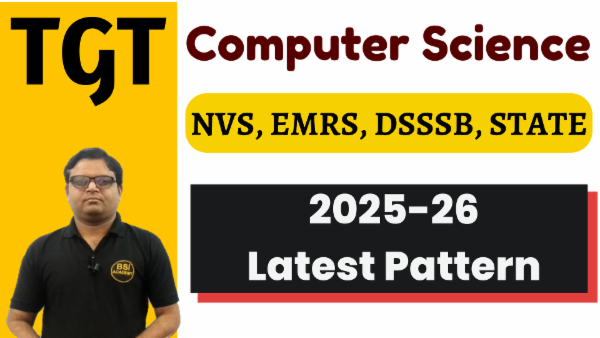 TGT Computer Science: NVS, EMRS, DSSSB, State TGT cover