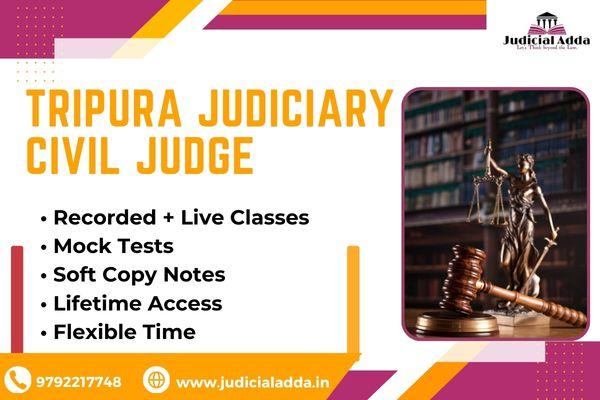 Tripura Judiciary Course cover