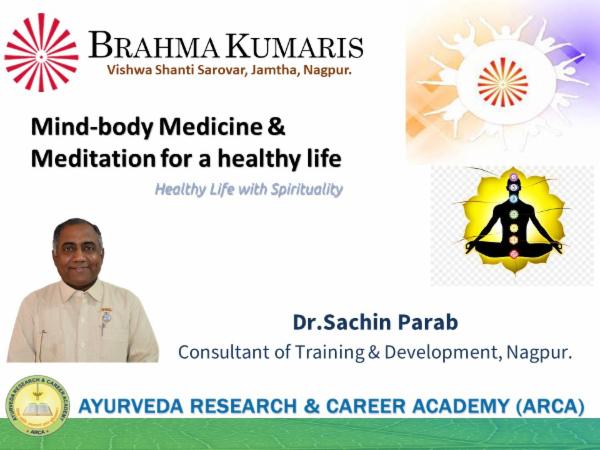 Mind-body Medicine & Meditation for a healthy life cover