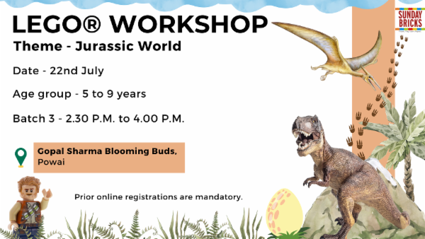 B3-Powai- Jurassic World cover