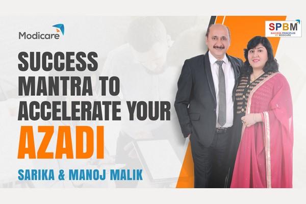 Success Mantra to Accelerate your Azadi By Sarika & Manoj Malik cover