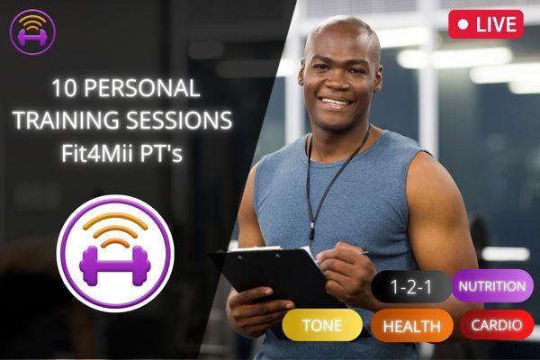 10 Online Personal Training Sessions cover