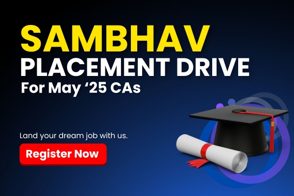 SAMBHAV - Placement Drive For May'25 CAs cover