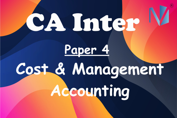 CA Inter - Cost and Management Accounting cover