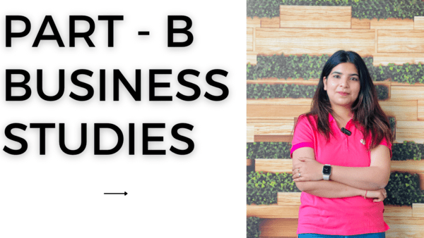Part - B Business Studies cover